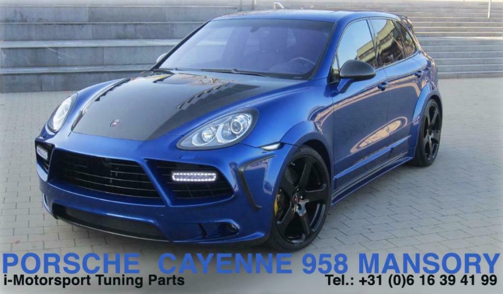 22" 23" inch Mansory Porsche Cayenne 2010 Bodykit Carbon, Porsche, Nieuw, Ophalen of Verzenden, Bumper