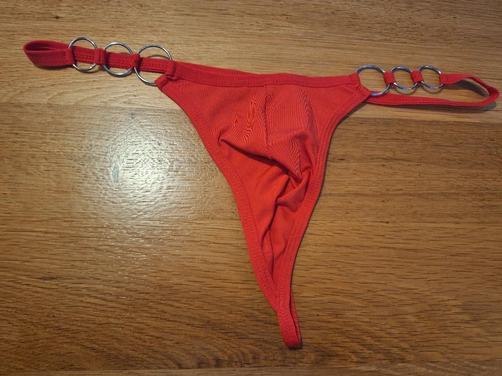 sexy herenstring maat xl, Ophalen of Verzenden, Rood, Overige typen