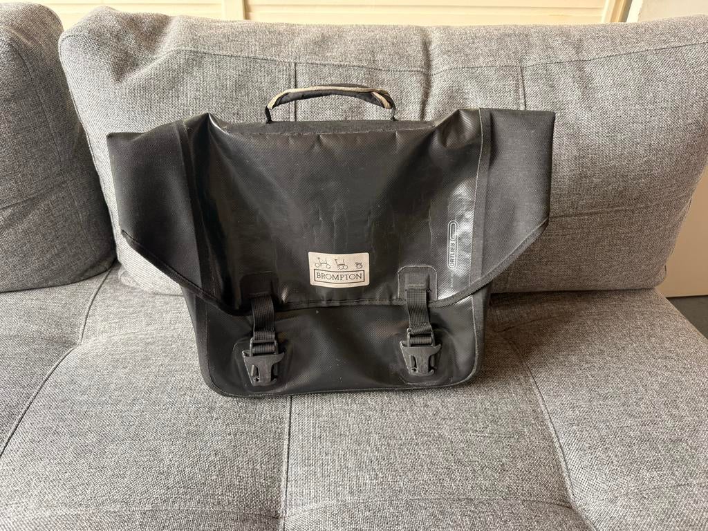 O Bag Black - Ortlieb voor Brompton vouwfiets, Ophalen of Verzenden, Zo goed als nieuw, Ortlieb x Brompton