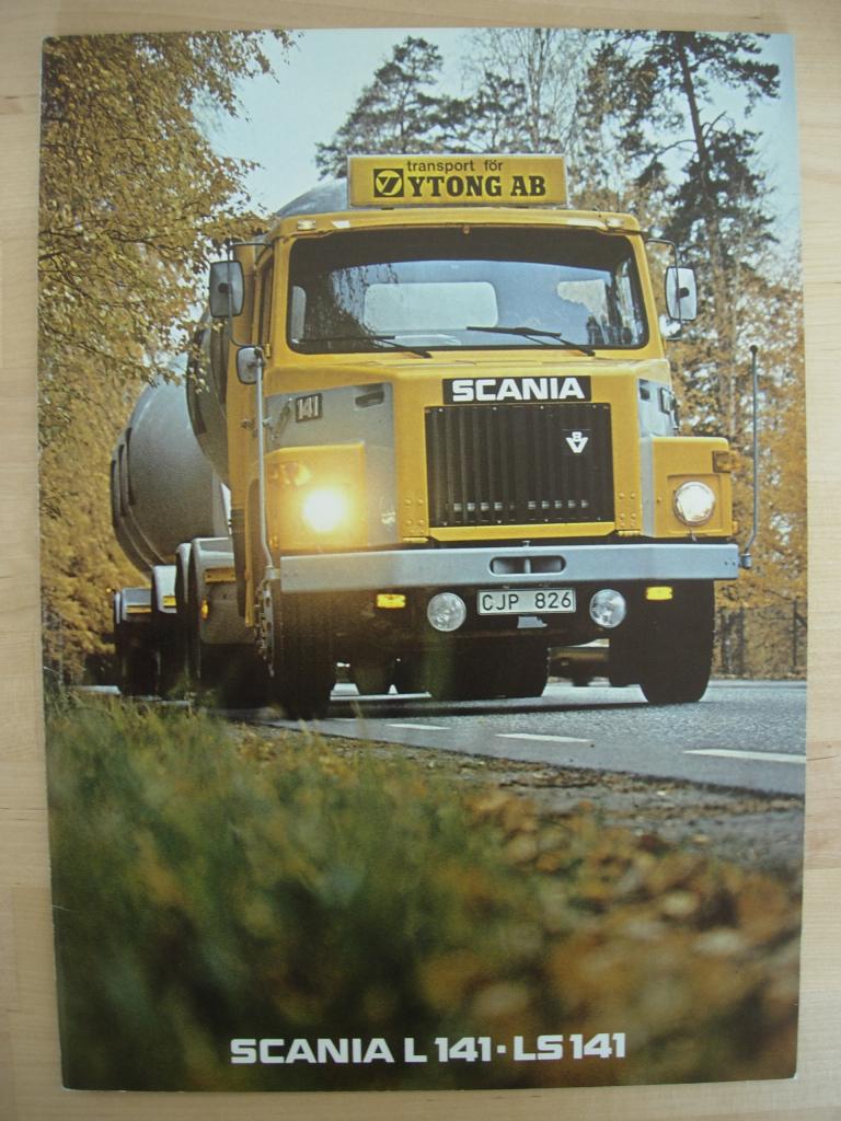 Scania 141 Torpedo V8 Brochure 1977 - L LS L141 LS141 Neus, Ophalen of Verzenden, Zo goed als nieuw, Overige merken, Scania