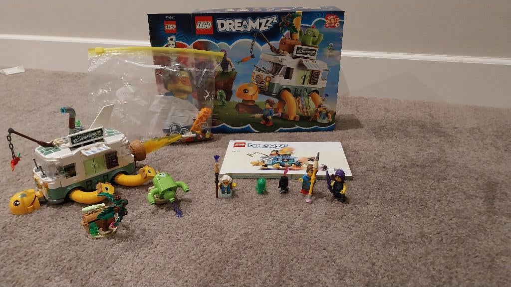 Lego dreamzzz 71456 Mrs Castillo's Turtle Van, Kinderen en Baby's, Speelgoed | Bouwstenen, Ophalen of Verzenden, Zo goed als nieuw