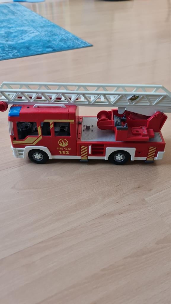 Vintage Brandweerauto - Speelgoed playmobile, Overige merken, Ophalen of Verzenden, Handmatig, Racebaan