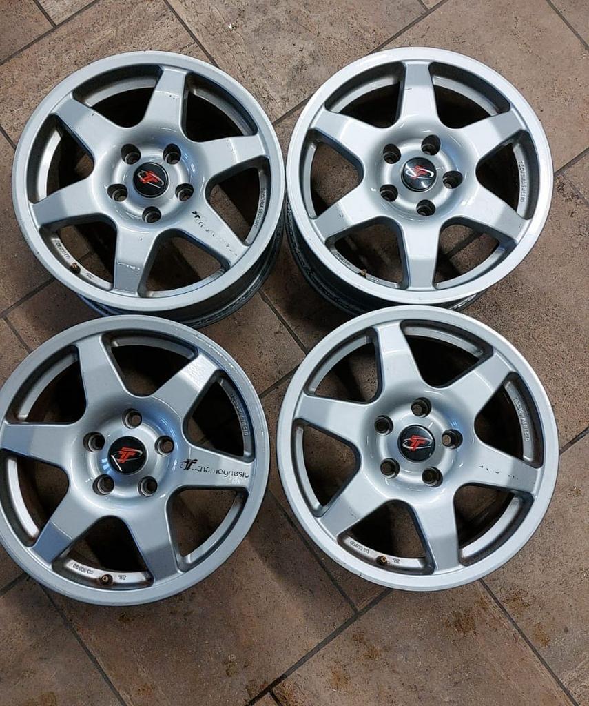 4 x aluminium velg Tecnomagnesio 10 7Jx16 ET45, Ophalen, Winterbanden, Velg(en)