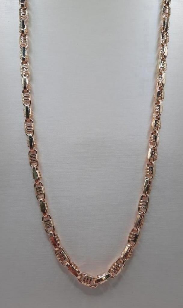 gouden fantasie ketting 14kt