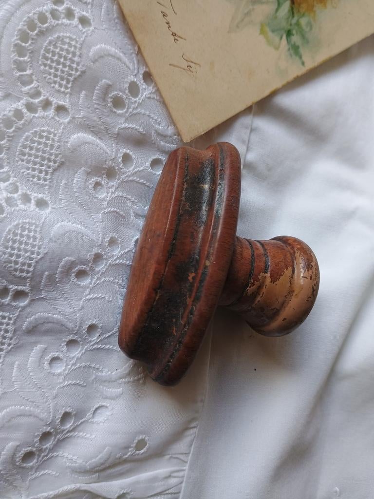 Oude houten deurknop ( nr.2), Antiek en Kunst, Ophalen of Verzenden