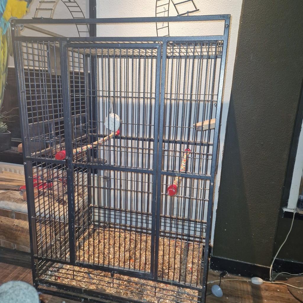 Papegaaienkooi ara kooi, Ophalen of Verzenden, Metaal, Vogelkooi