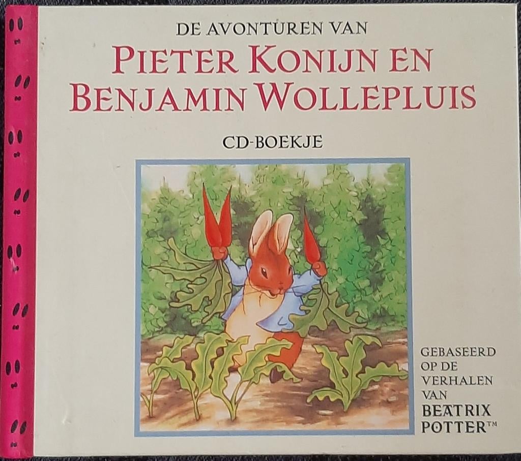 Pieter Konijn en Benjamin Wollepluis CD-boekje, 6 tot 9 jaar, Boxset, Ophalen of Verzenden, Zo goed als nieuw