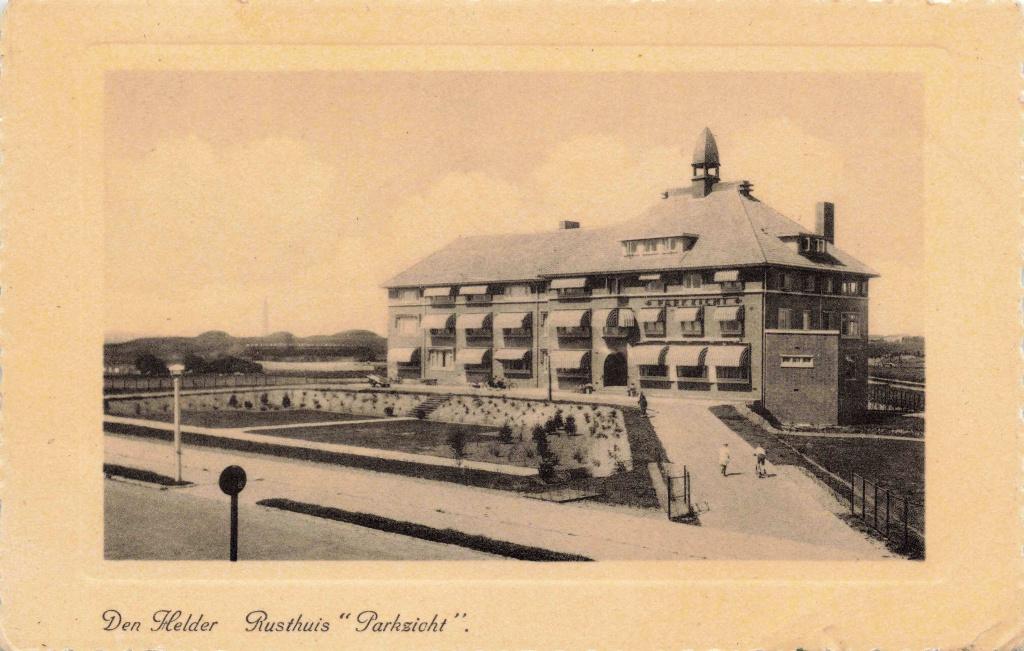 Den Helder Rusthuis Parkzicht B2988, Verzamelen, Ophalen, 1920 tot 1940, Gelopen, Noord-Holland