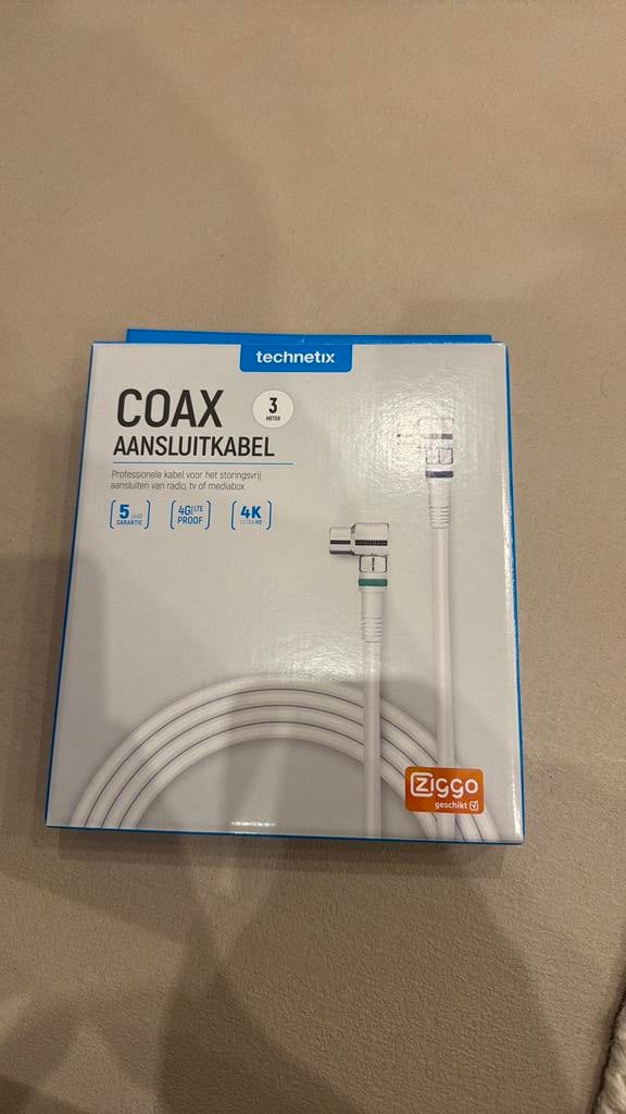 Coax kabel, Ophalen of Verzenden, Zo goed als nieuw