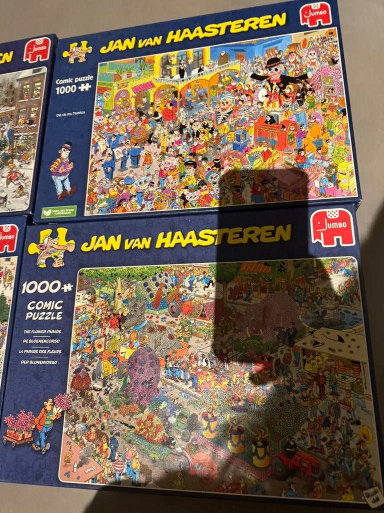 jan van haasteren puzzels 1000, Ophalen of Verzenden, 500 t/m 1500 stukjes, Zo goed als nieuw