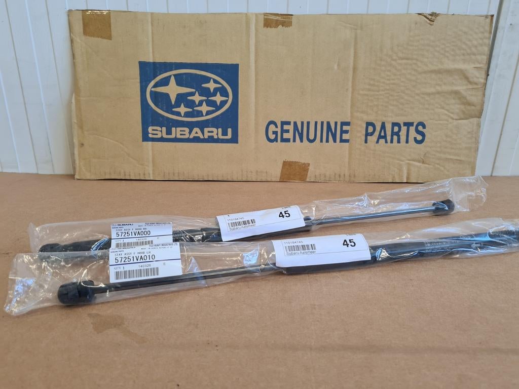 subaru wrx sti VA gasdrukveren motorkap nieuw oem 57251VA010, Subaru, Voor, Nieuw, Ophalen of Verzenden