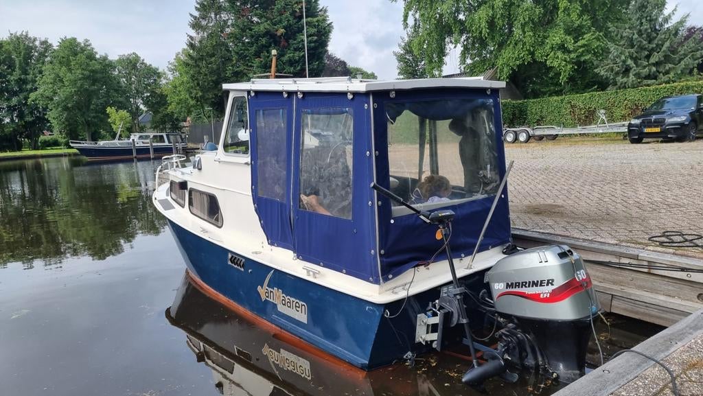 Visboot visbootje sportvisboot sloepie plezierboot cruiser, Ophalen of Verzenden, Zo goed als nieuw, Minder dan 70 pk, Buitenboordmotor