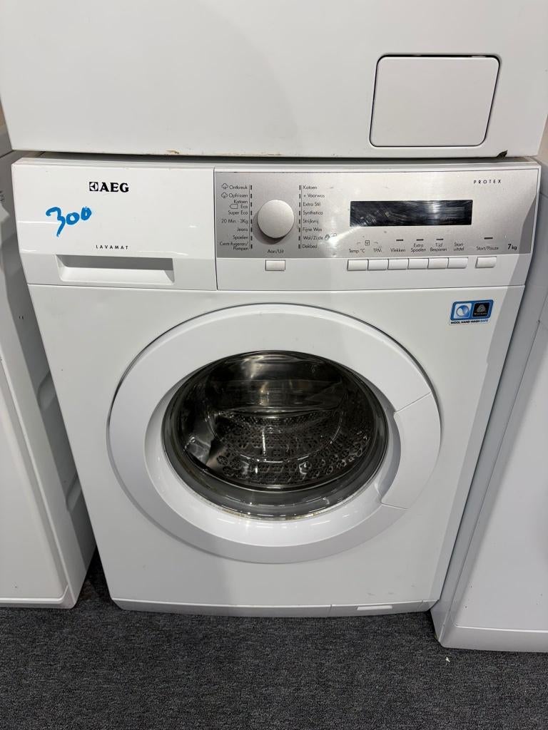 AEG wasmachine - Schoon - Garantie, Gebruikt, Ophalen of Verzenden, Voorlader, 85 tot 90 cm