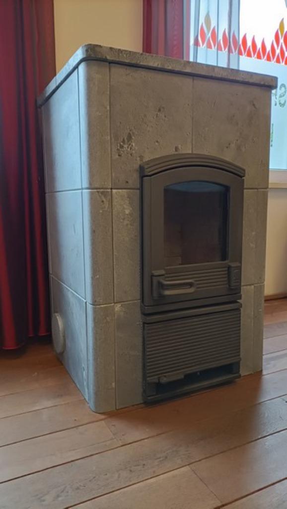 Tulikivi TU 500 speksteenkachel speksteen kachel, Huis en Inrichting, Ophalen, Gebruikt, Houtkachel, Vrijstaand