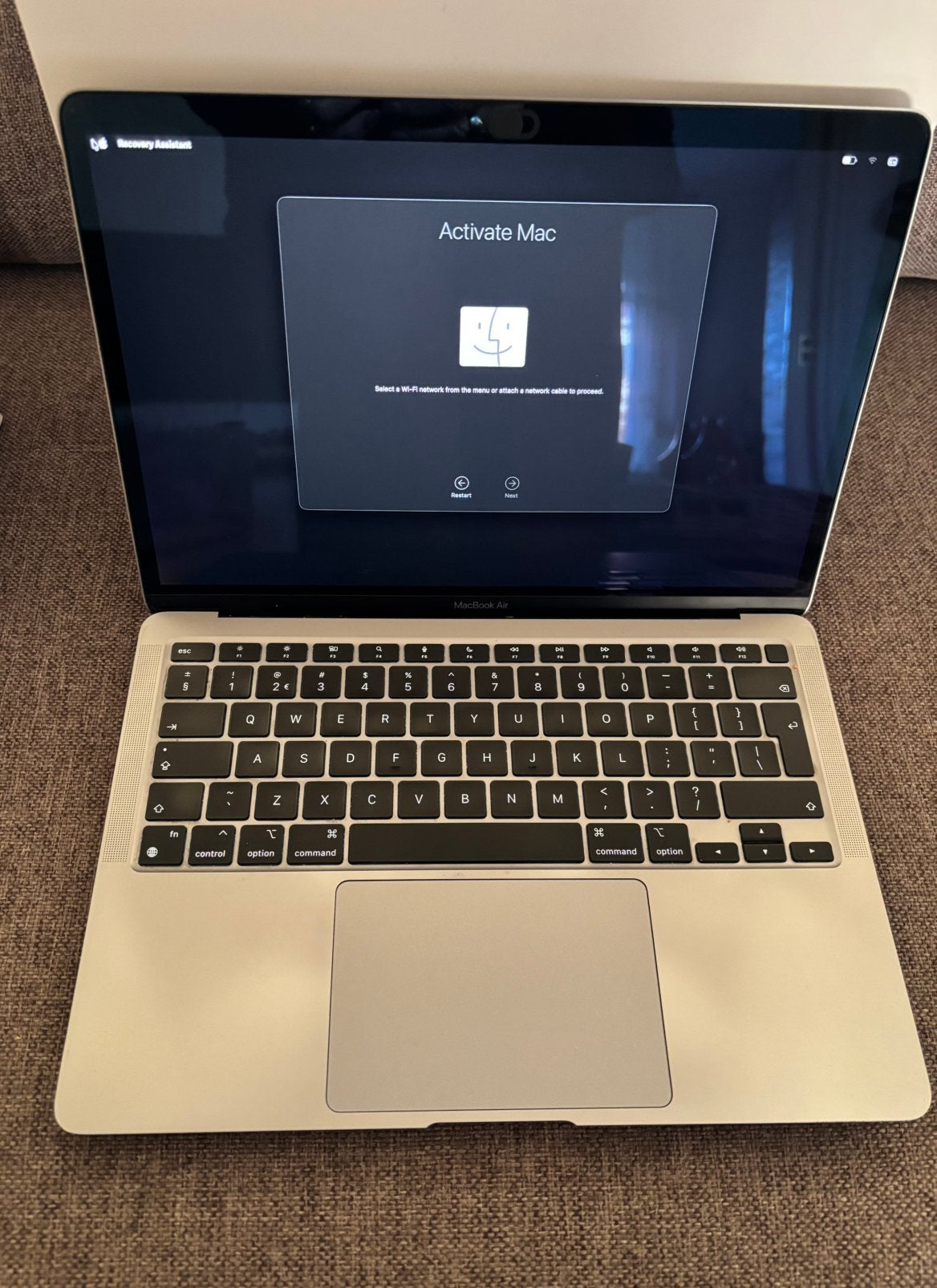Apple Macbook Air (2020) M1/8GB RAM 256GB SSD, Gebruikt, 256 GB, Qwerty, 8 GB