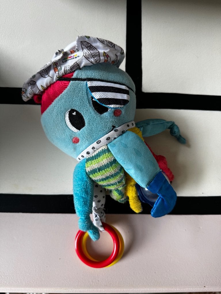 Hangspeeltje Octopus kinderwagen of baby gym, Ophalen of Verzenden, Zo goed als nieuw, Babygym