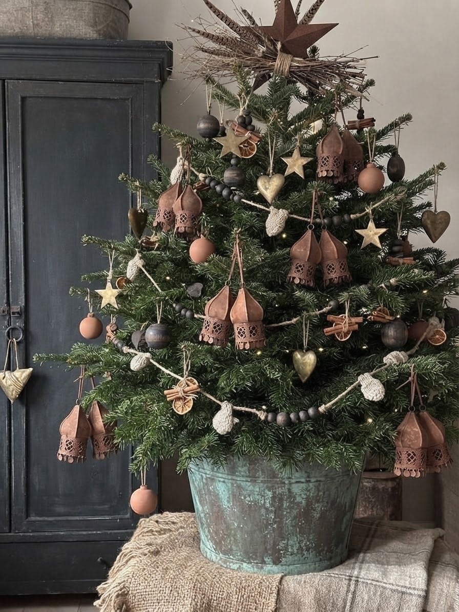 Roest Ornament voor in de kerstboom of op een krans, Ophalen of Verzenden