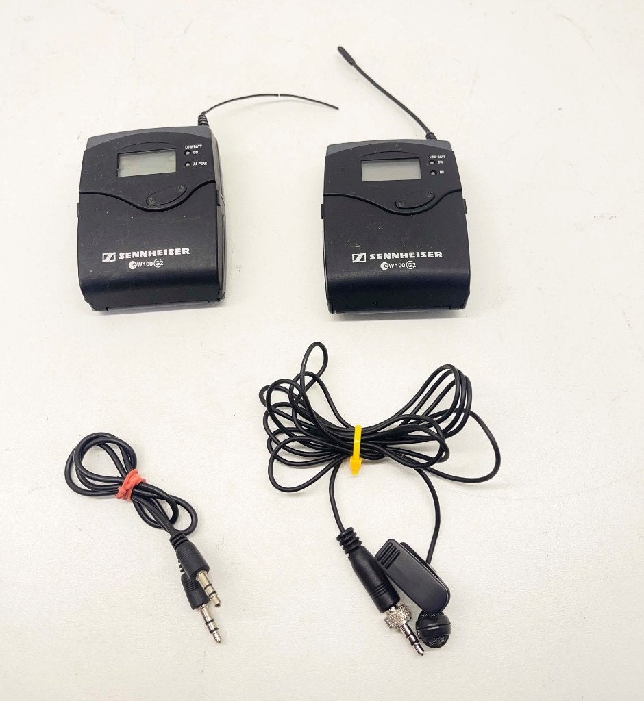 SENNHEISER EK100 G2 D zender + ontvanger + lavalier mic, Muziek en Instrumenten, Microfoons, N, Overige typen, Ophalen of Verzenden
