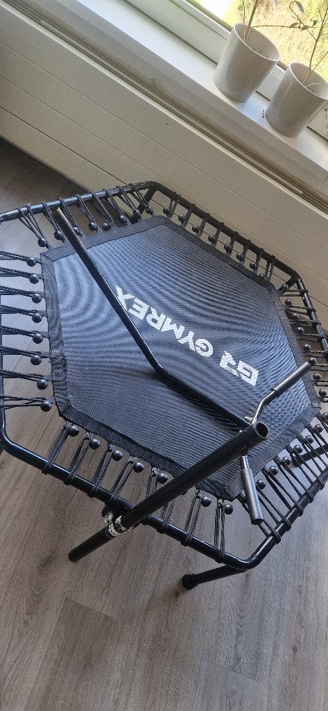 Gymrex fitness trampoline met handgreep, Ophalen, Gebruikt, Overige typen