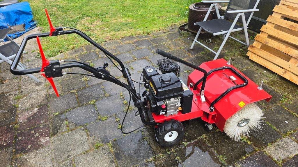 Veegmachine, borstelmachine, sneeuwschuif, sneeuwruimer 60cm, Ophalen, Gebruikt, Overige merken