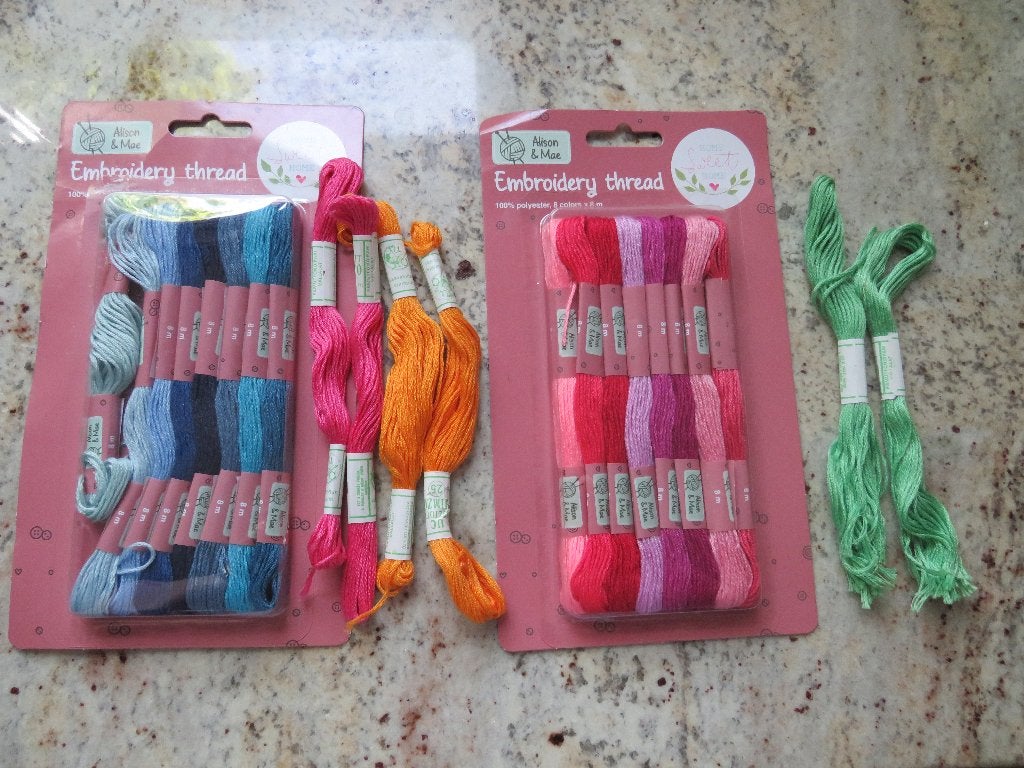 Nieuw Alison & Mae borduurgaren, splitgaren,  100% polyester, Hobby en Vrije tijd, Ophalen of Verzenden, Nieuw, Handborduren, Borduurgaren of Zijde