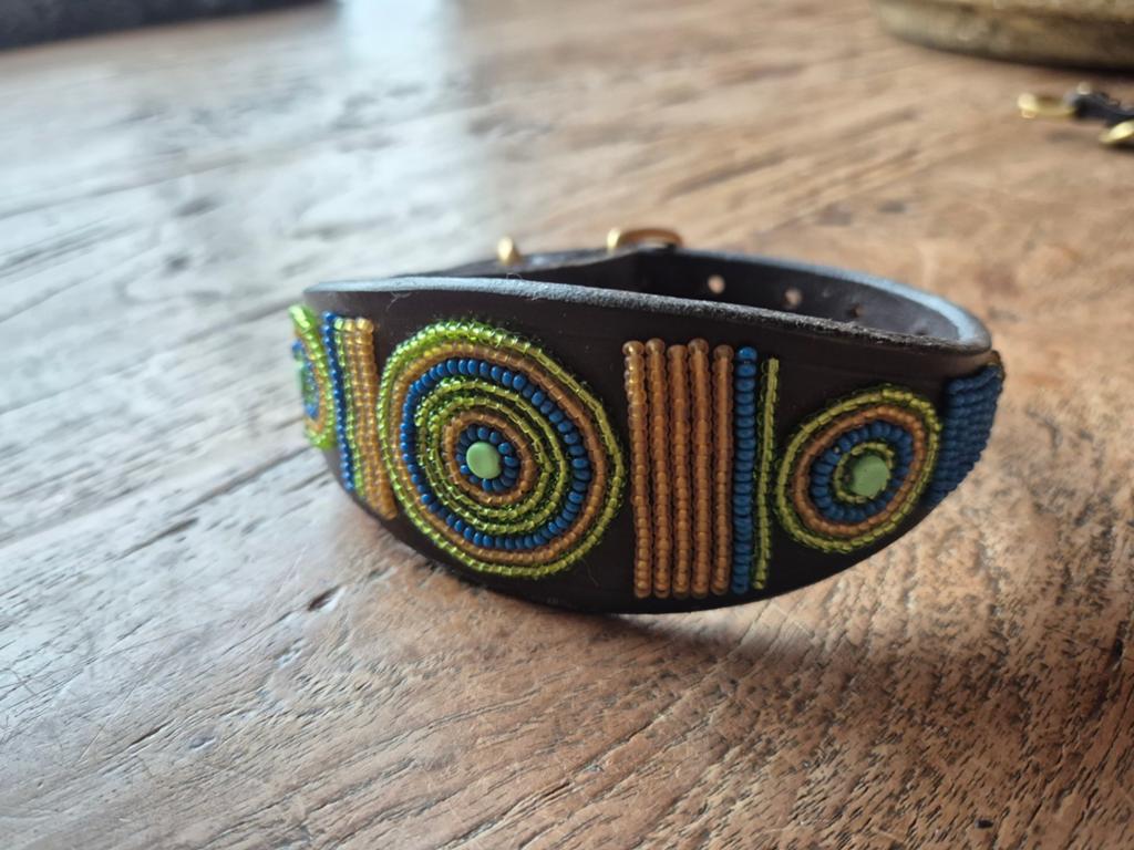 Prachtige Natachien halsband. Whippet maat, Ophalen of Verzenden, Nieuw
