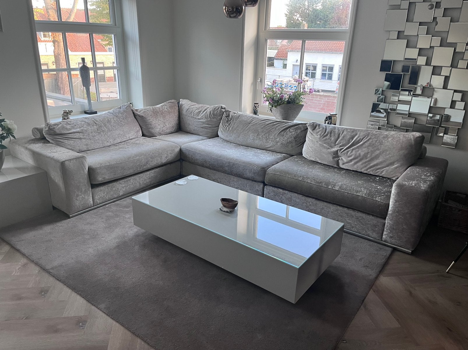 Richmond Interiors Santos hoekbank, Ophalen, Zo goed als nieuw, Hoekbank