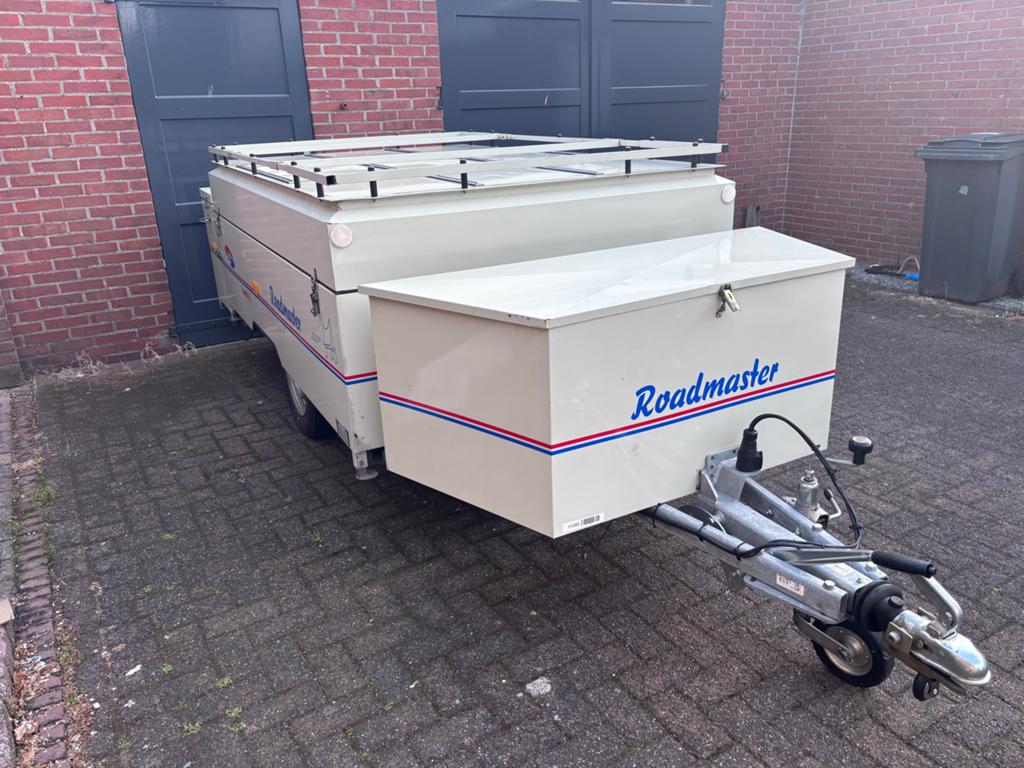 Roadmaster Family S vouwwagen met keuken en extra's, Caravans en Kamperen, Vouwwagens, Meerkleurig, Aanwezig, Tot en met 6, Ophalen
