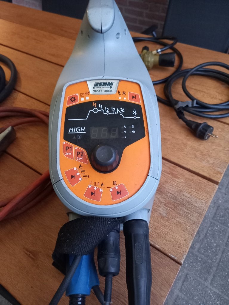 Rehm tiger 180 dc, Ophalen, Zo goed als nieuw, 150 tot 250 ampère, Tig