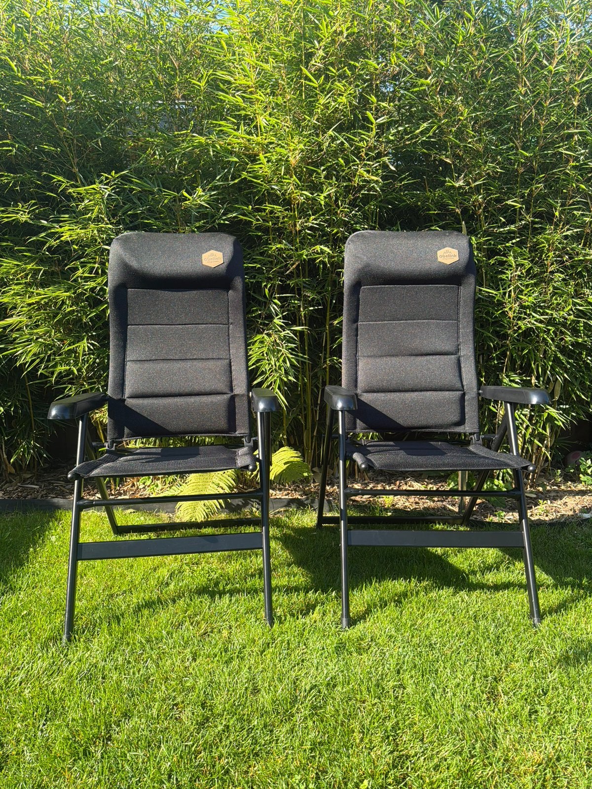 2x Luxe Camping stoelen, Caravans en Kamperen, Ophalen, Nieuw