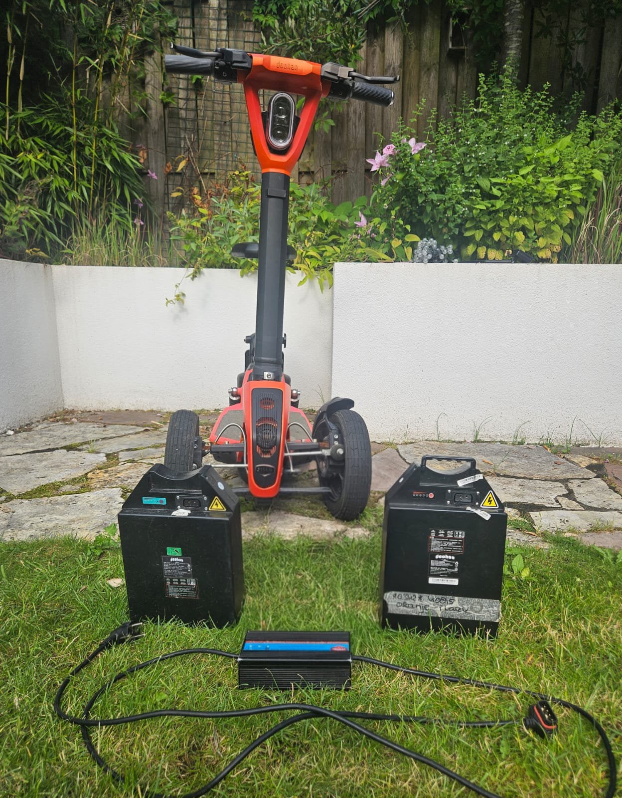 Doohan Ilark oranje elektrisch step / driewieler, Fietsen en Brommers, Steps, Gebruikt, Elektrische step (E-scooter), Ophalen