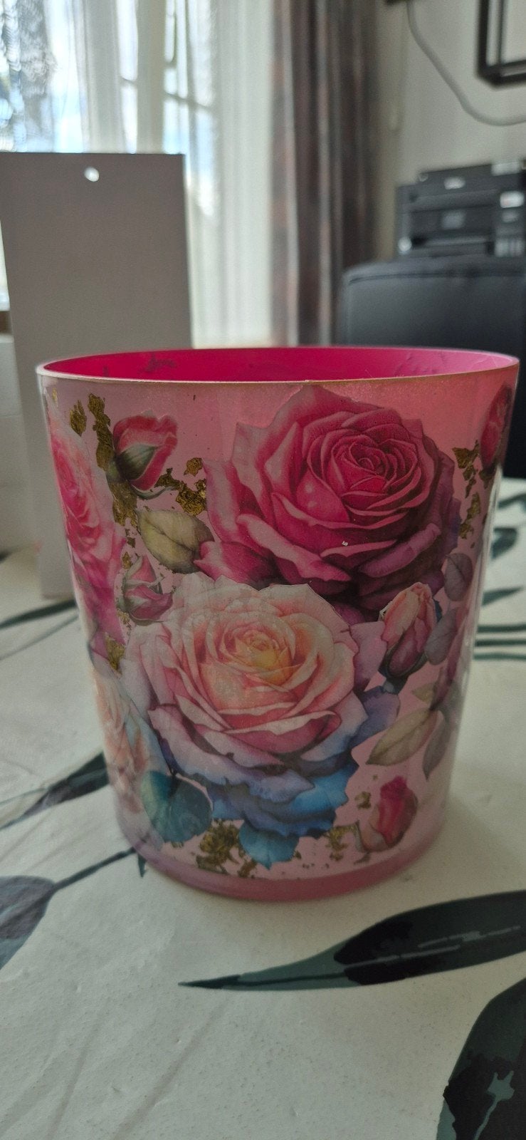 Decoratieve Vazen met Diverse Prints, Huis en Inrichting, Ophalen, Meerkleurig, Nieuw, Glas