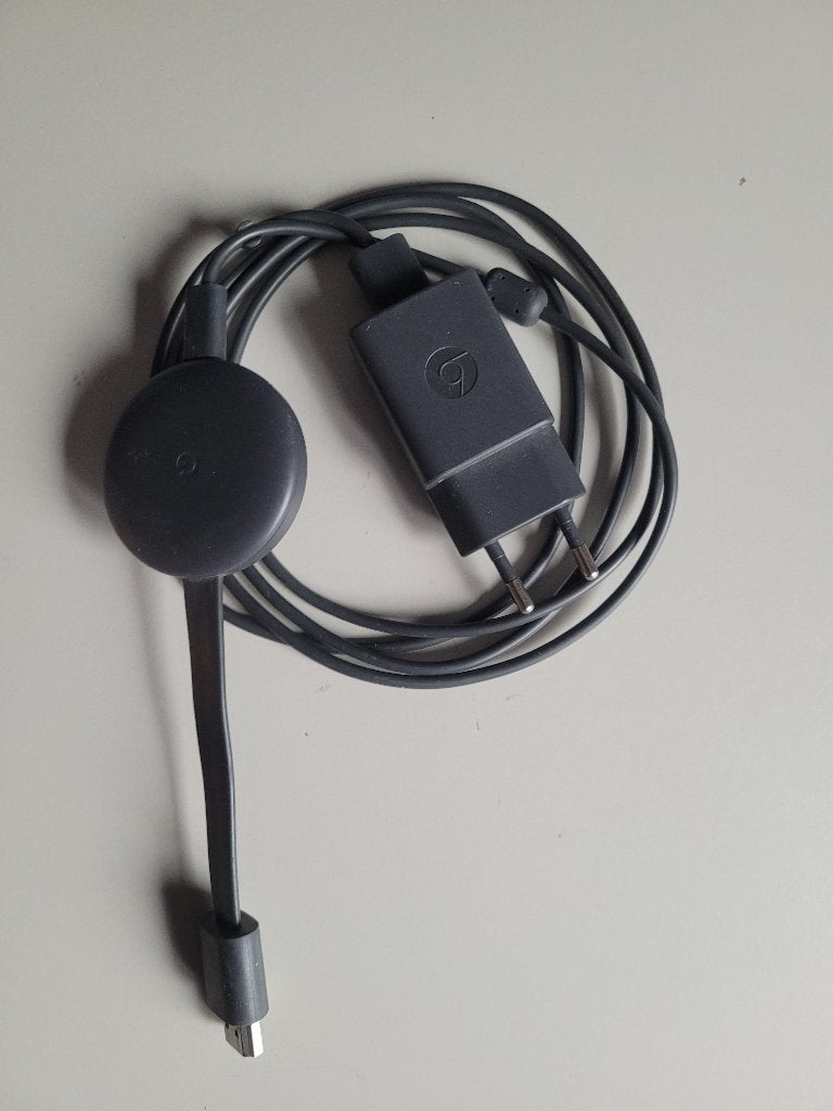 Google chromecast V3 incl. originele adapter, Audio, Tv en Foto, Ophalen of Verzenden, Zo goed als nieuw