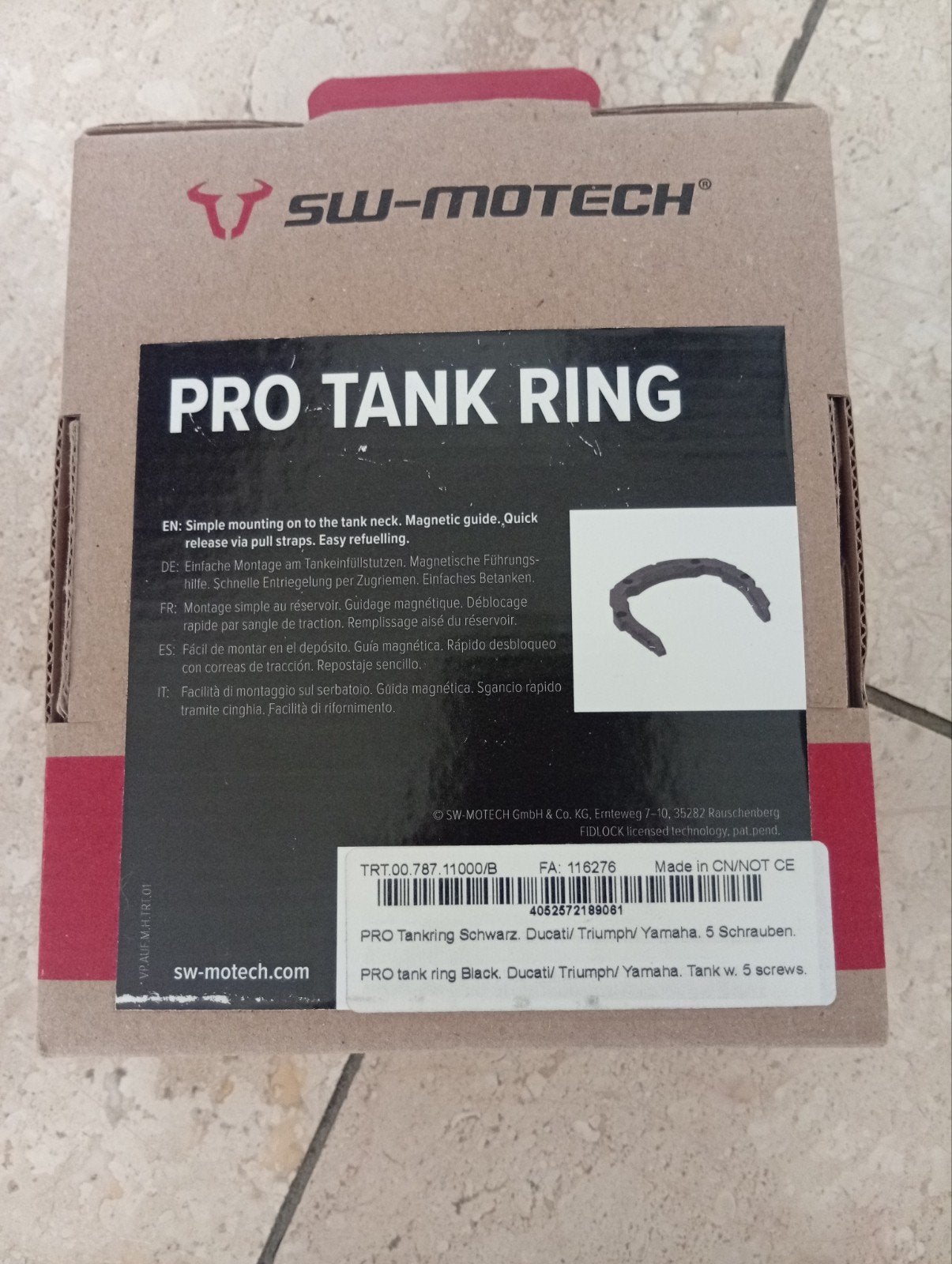 SW-MOTECH PRO Tank Ring voor Ducati/Triumph/Yamaha, Ophalen of Verzenden