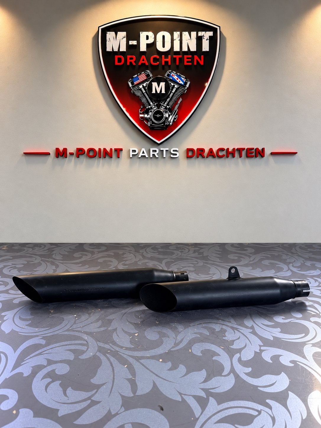 Harley-Davidson FLSTF Screamin’ Eagle Slip-On Mufflers, Motoren, Ophalen of Verzenden, Gebruikt