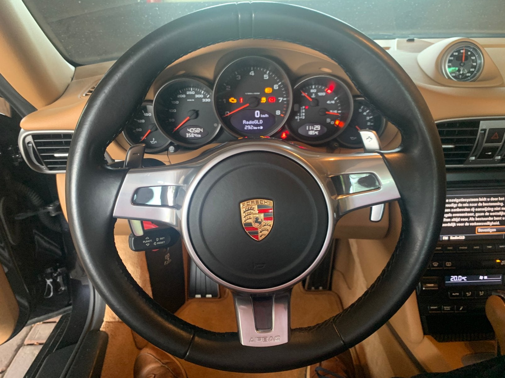 Uniek Porsche Sport Design stuur met airbag, Ophalen, Gebruikt, Porsche