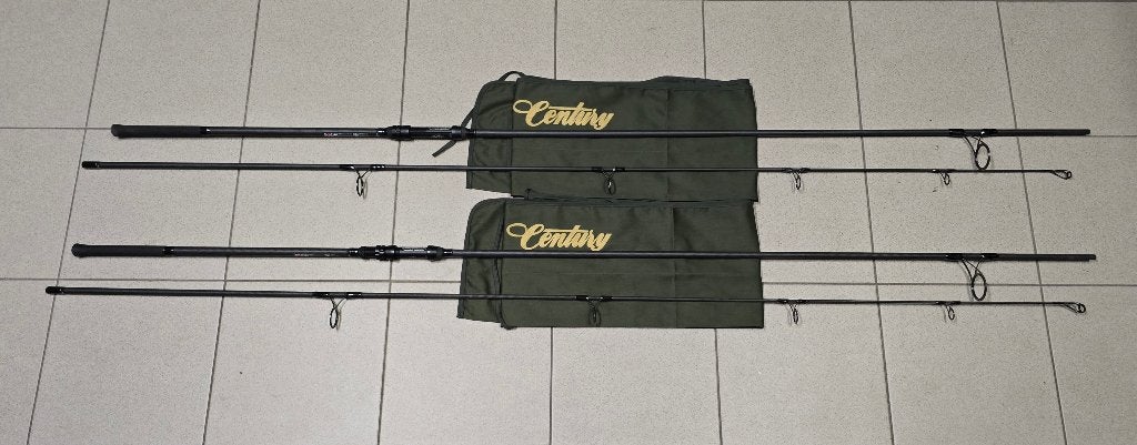 2 Century Stealth Graphene 12ft 3.50lb karperhengels., Watersport en Boten, Hengelsport | Karpervissen, Ophalen of Verzenden, Zo goed als nieuw