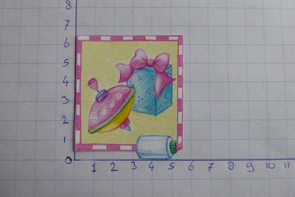 nr. 1615 - uitgeknipt 3d plaatje, Ophalen of Verzenden, Nieuw, Kind, Knipvel