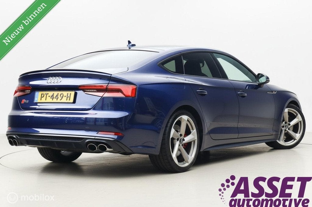 Audi S5 3.0 TFSI Sportback quattro | massage | virtual dash, Auto's, Audi, Automaat, Gebruikt, 2995 cc, Blauw
