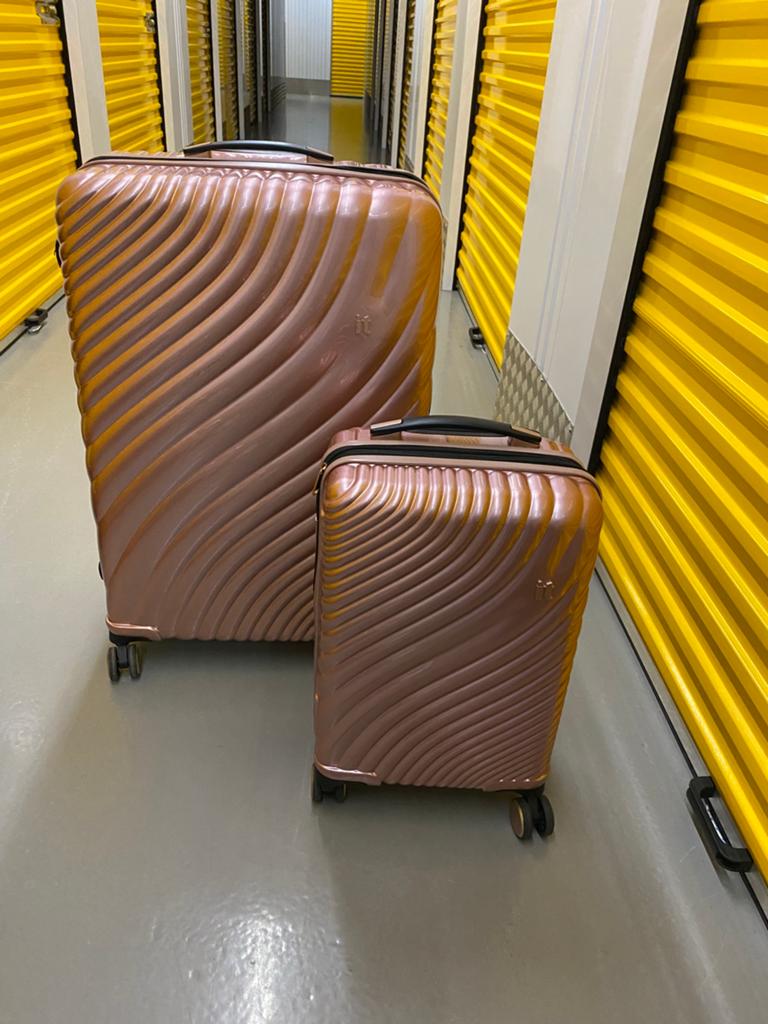 Koffer met trolley, Sieraden, Tassen en Uiterlijk, Koffers, Hard kunststof, Zo goed als nieuw, 70 cm of meer, Wieltjes