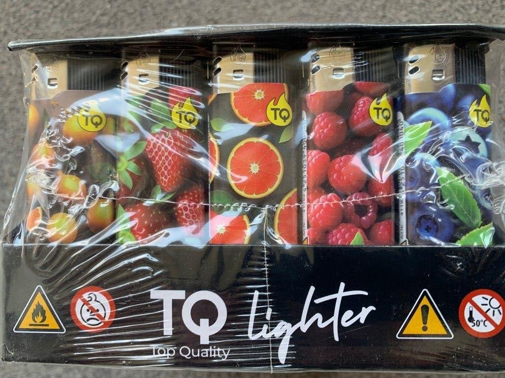 50X Aansteker Fruits Print klik navulbaar, Ophalen, Nieuw, Aansteker