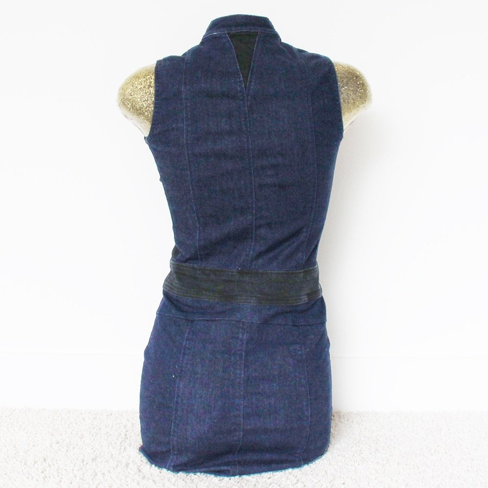 Mooie G-Star Spijkerjurk (XS) - 86 € 35,-, Blauw, Nieuw, Ophalen of Verzenden, Maat 34 (XS) of kleiner