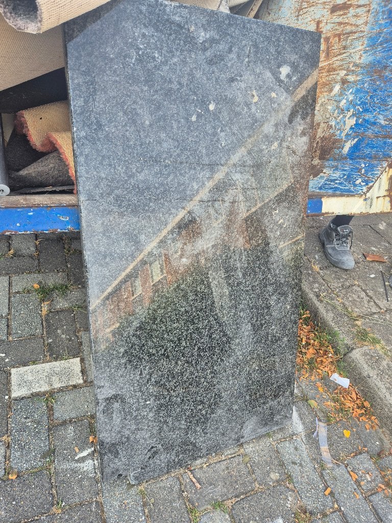 Marmer plaat 2 x, Doe-het-zelf en Verbouw, Ophalen, Gebruikt, Overige materialen, 20 tot 50 mm