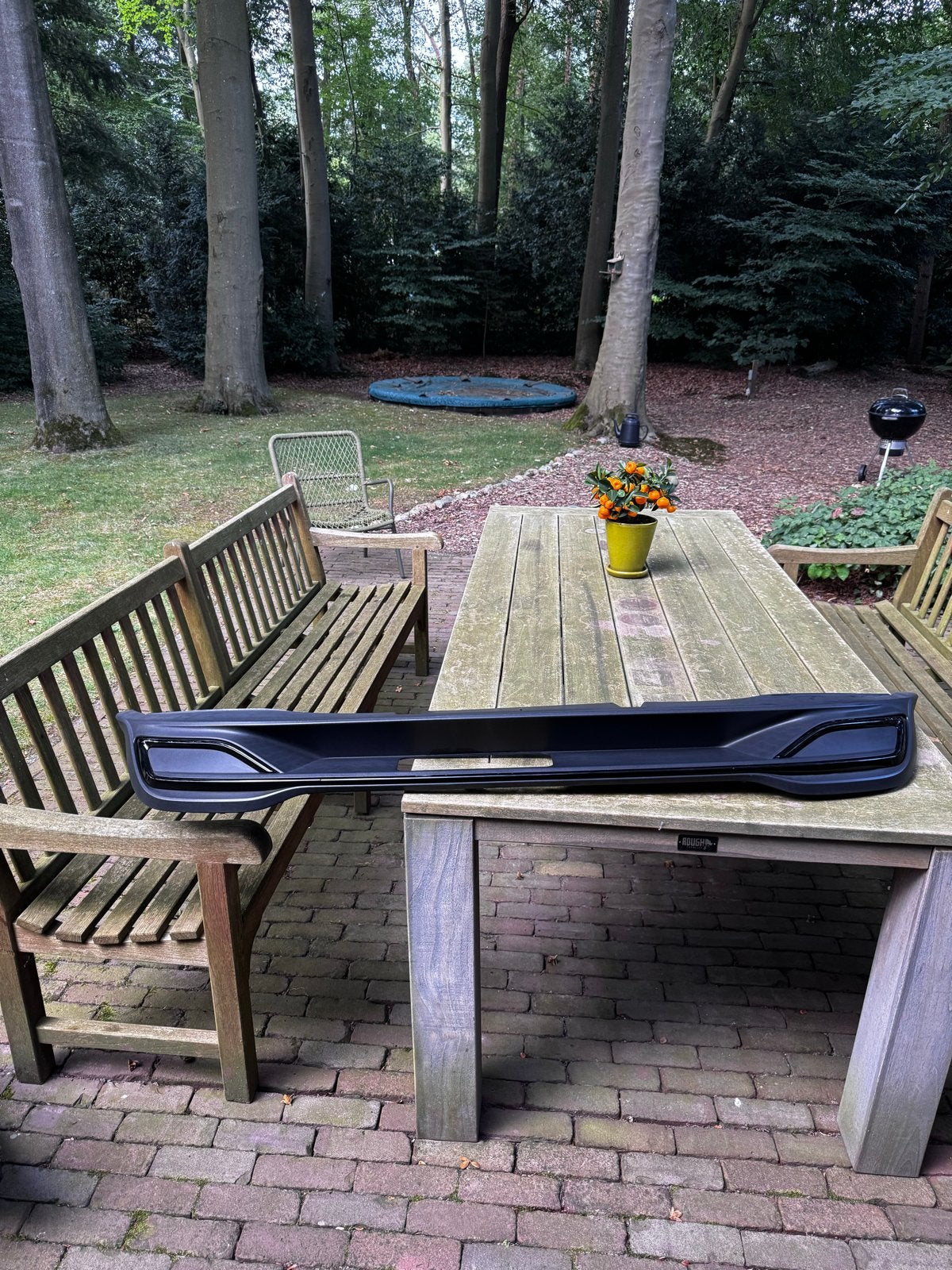 Golf 8 Black Edition diffuser hoogglans zwart, Gebruikt, Volkswagen, Ophalen of Verzenden, Achter