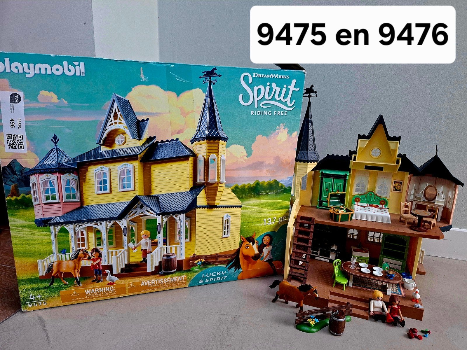 Playmobil 9476 Spirit Slaapkamer, Complete set, Overige typen, Ophalen of Verzenden, Zo goed als nieuw