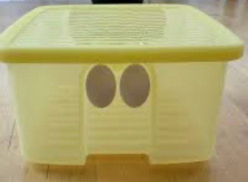 Tupperware fridgesmart fridge smart koelkastdoosje 1 liter, Geel, Met deksel, Ophalen of Verzenden, Bus of Trommel