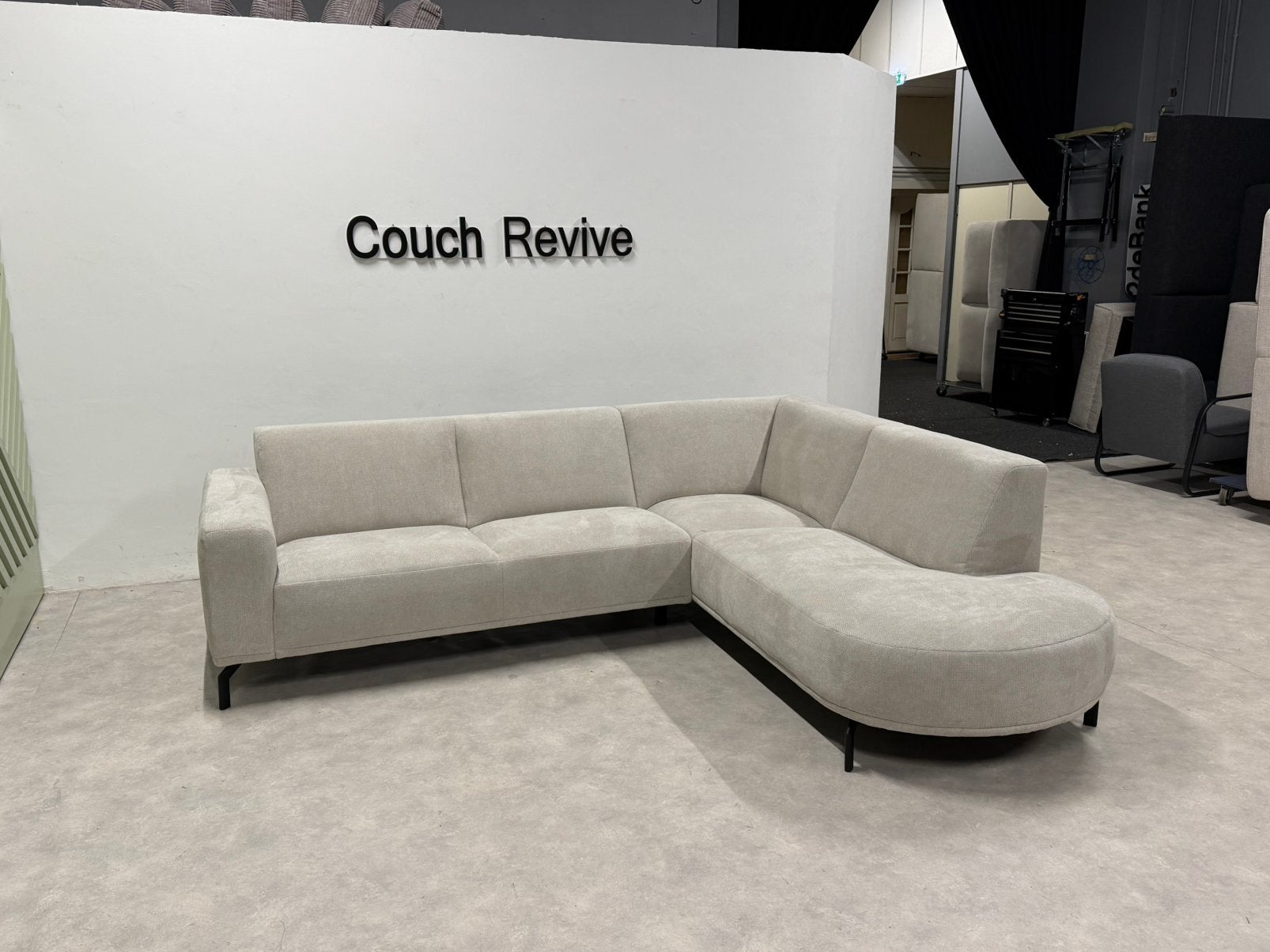 NL Woont Beau Hoekbank 265-225 | Gereinigd Gratis levering, Huis en Inrichting, Banken | Bankstellen, Info@couchrevive.nl, -, Couch Revive