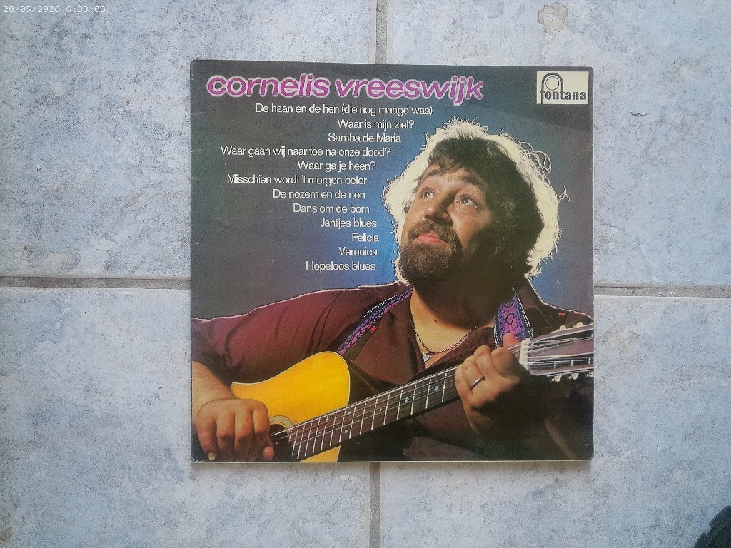 LP Cornelis Vreeswijk, Gebruikt, Ophalen of Verzenden, Levenslied of Smartlap, Inclusief binnenhoes