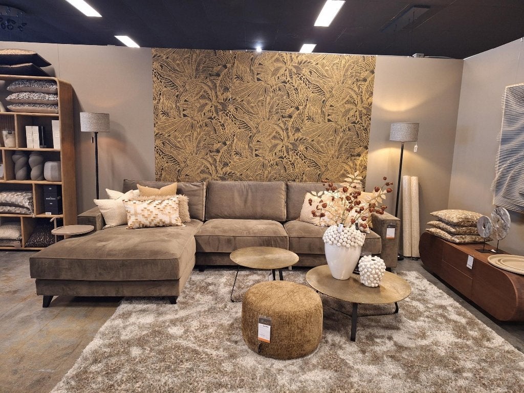 Room108 Hoekbank Cloe, Ophalen, 75 tot 100 cm, Stof, Modern