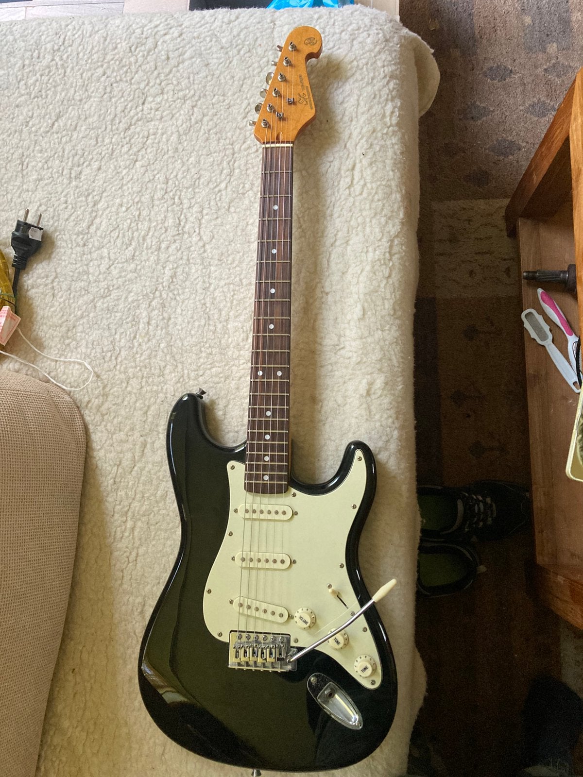 Sx stratocaster in nieuwstaat., Muziek en Instrumenten, Ophalen, Zo goed als nieuw, Solid body, Overige merken